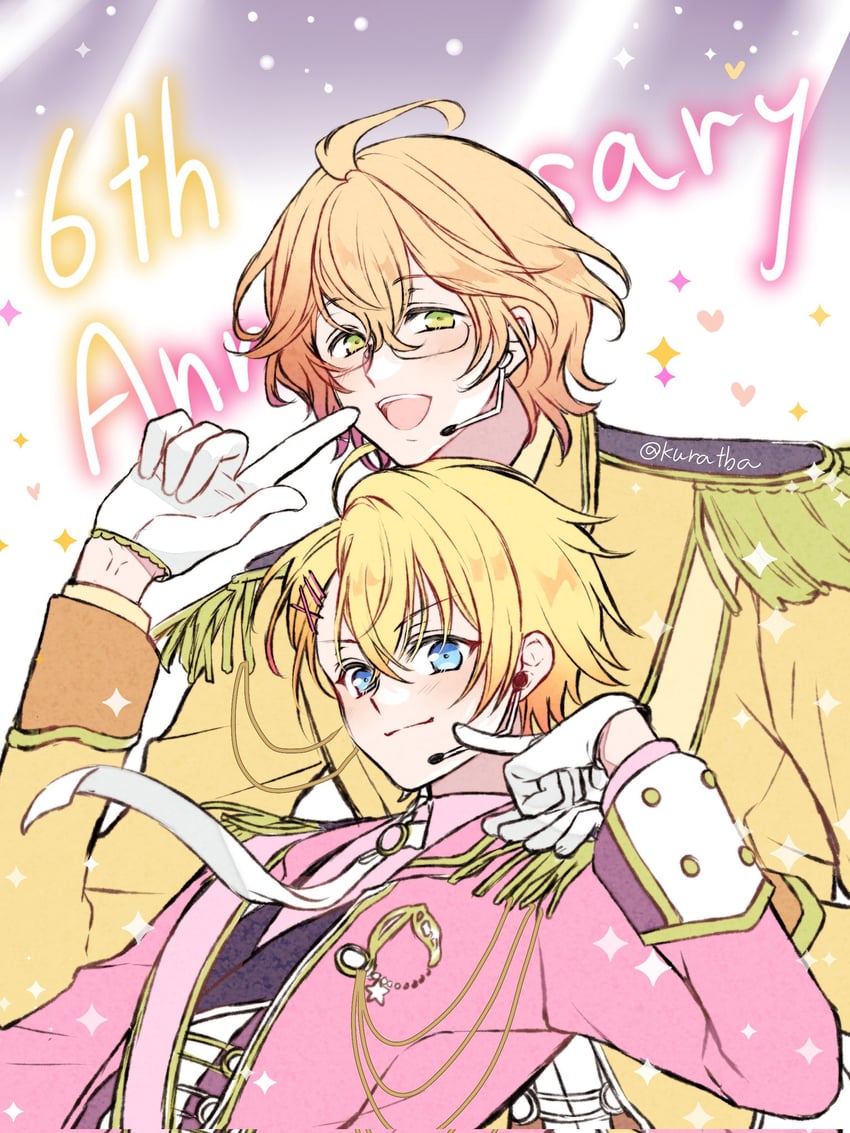 kurusu shou and shinomiya natsuki (uta no prince-sama) drawn by kurabayashi