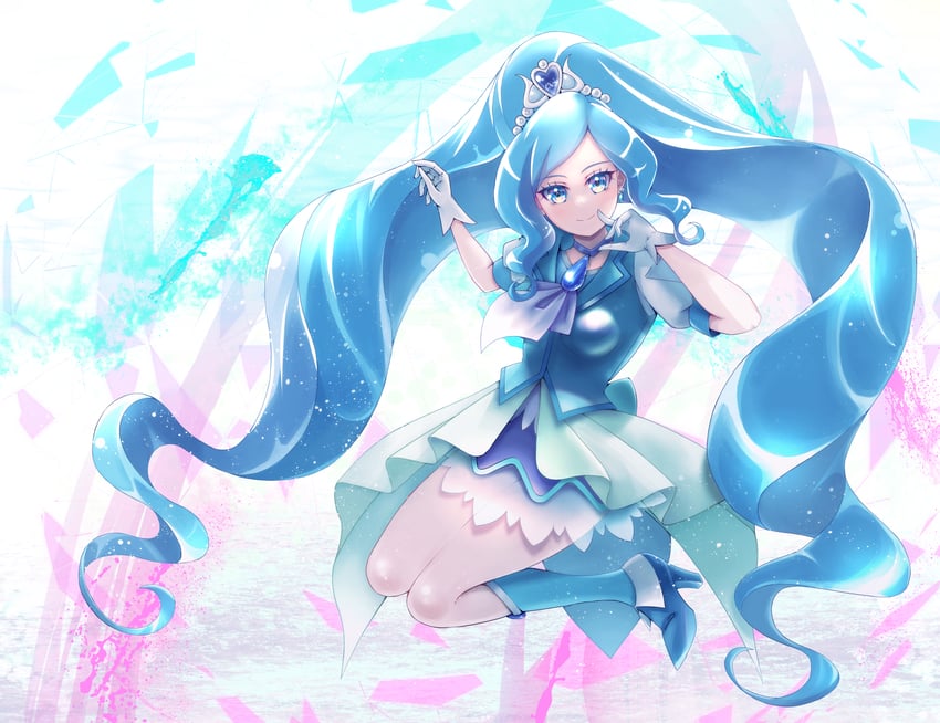 sawaizumi chiyu and cure fontaine (precure and 1 more) drawn by genoblaster
