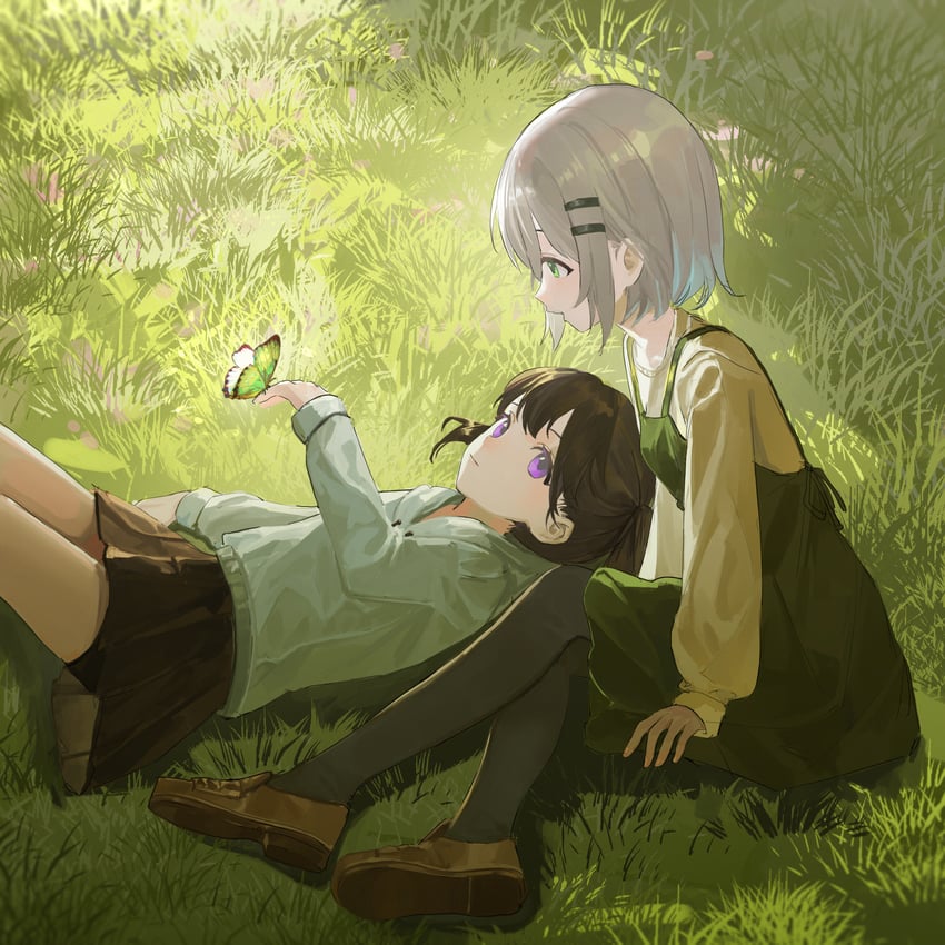yukimura aoi and kuraue hinata (yama no susume) drawn by buffoonery