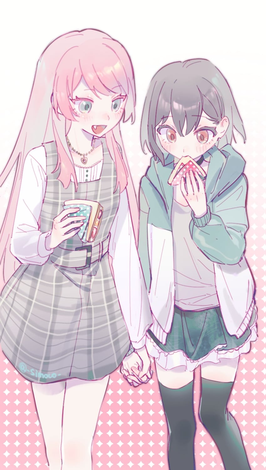chihaya anon and takamatsu tomori (bang dream! and 1 more) drawn by simoco