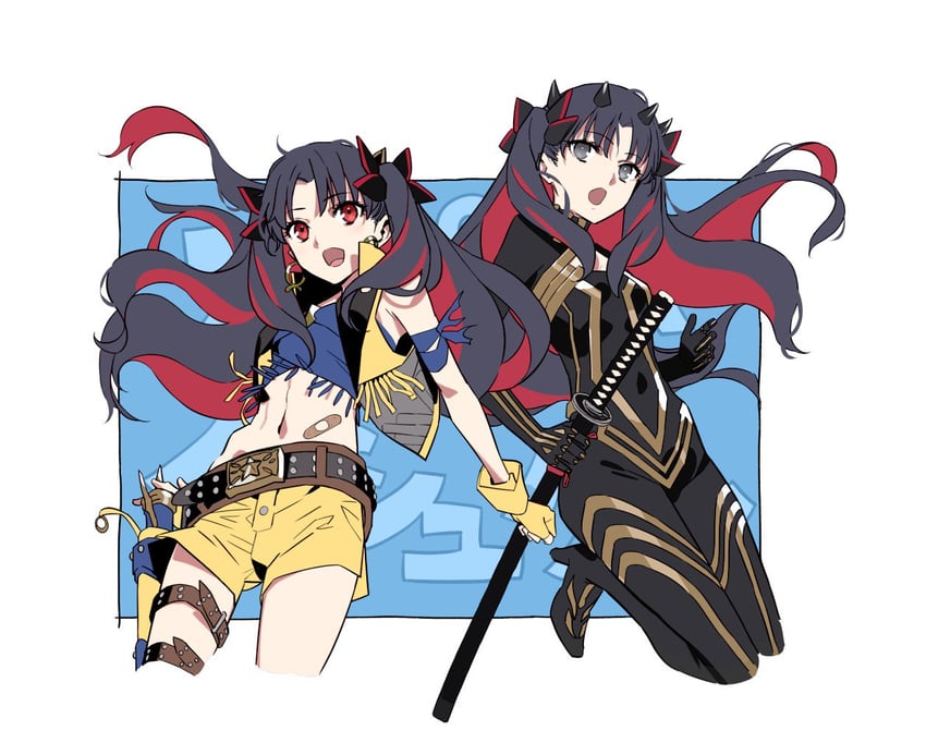ishtar and space ishtar (fate and 1 more) drawn by morii_shizuki