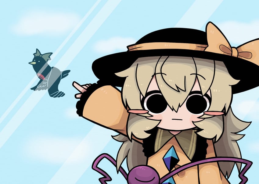 komeiji koishi and reiuji utsuho (touhou and 3 more) drawn by zunusama