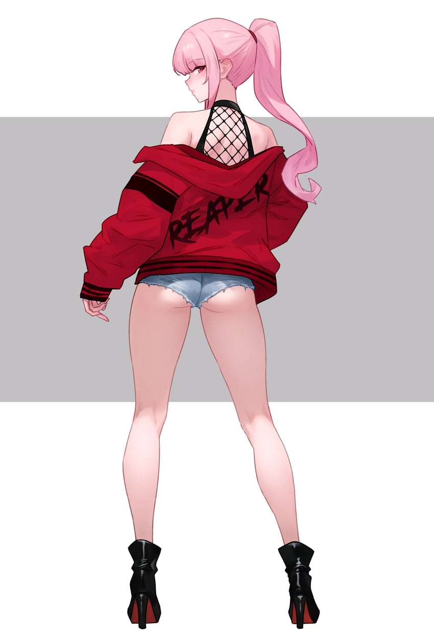 mori calliope (hololive and 1 more) drawn by bluefield