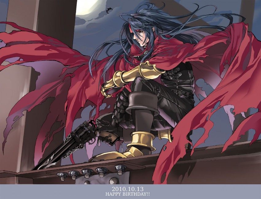vincent valentine (final fantasy and 1 more) drawn by yonesuke