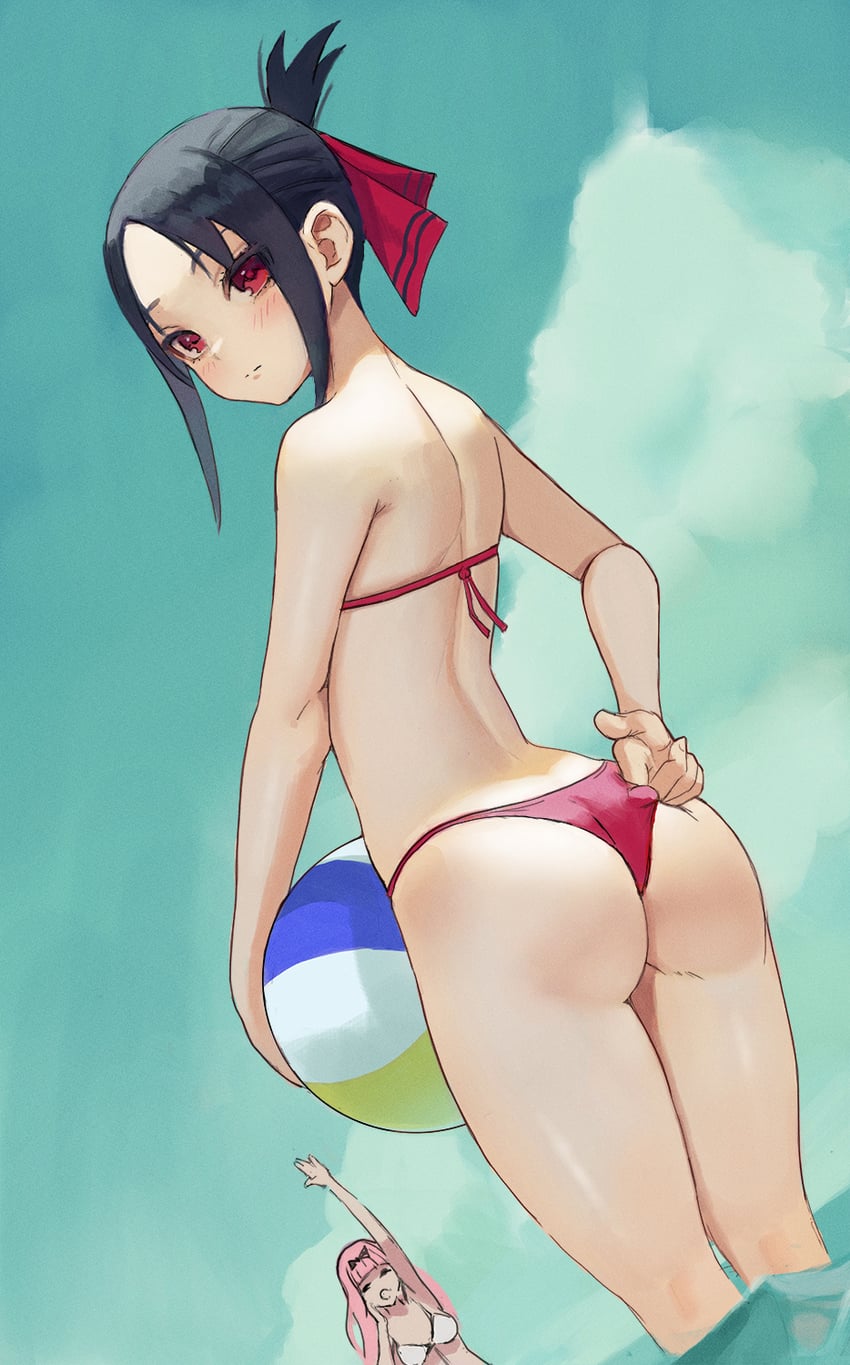 shinomiya kaguya and fujiwara chika (kaguya-sama wa kokurasetai ~tensai-tachi no renai zunousen~) drawn by zefrableu