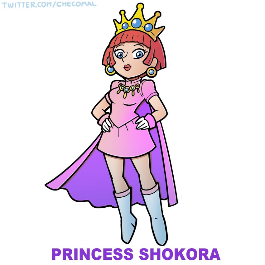 princess shokora (wario land and 1 more) drawn by ruy_fernando