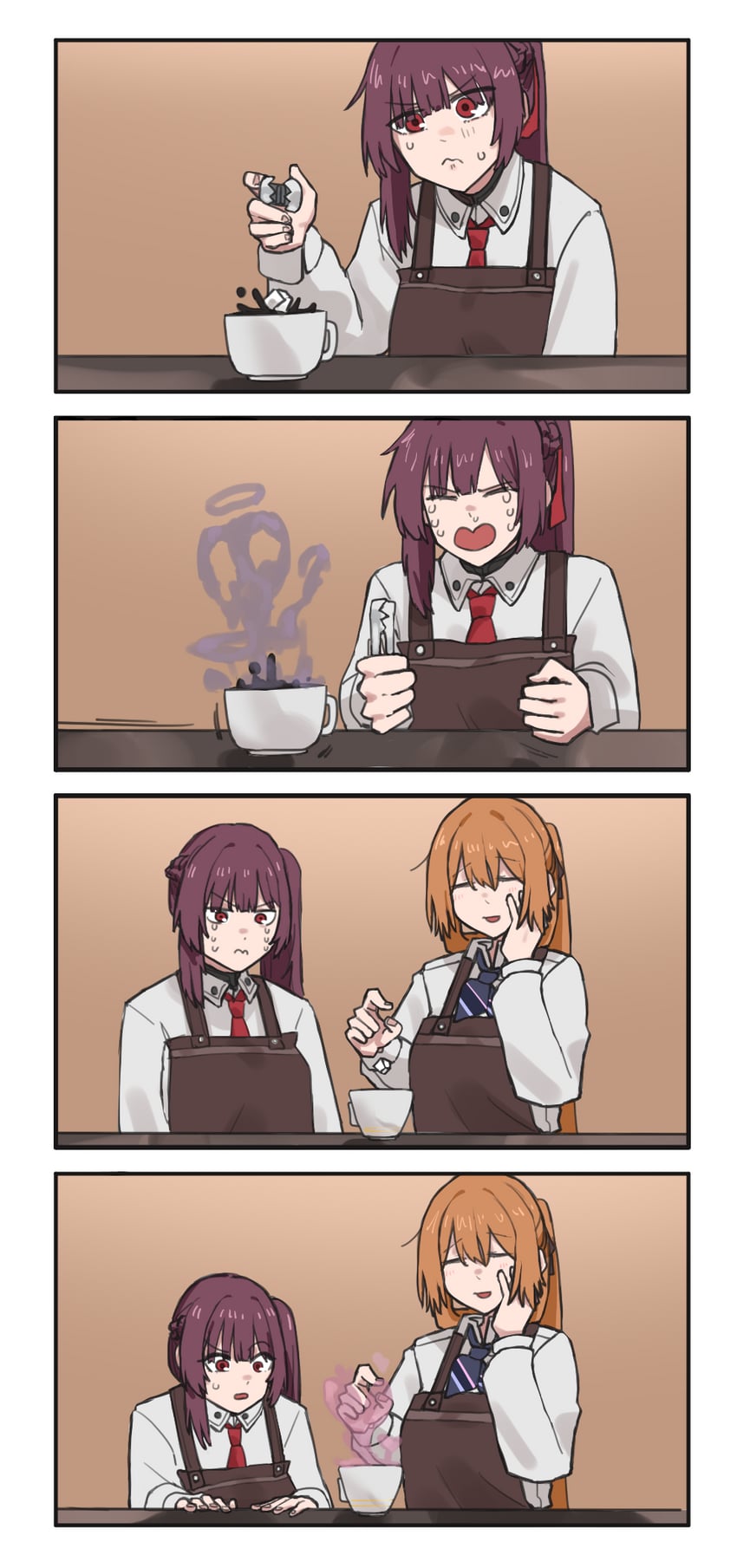 wa2000, springfield, and makiatto (girls' frontline and 1 more) drawn by natawaru