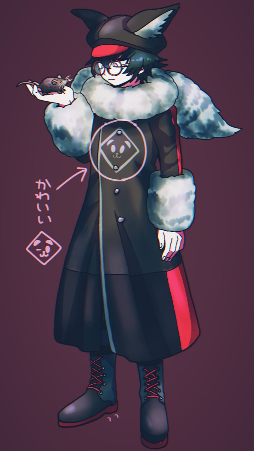 zilch alexander (master detective archives: rain code) drawn by mufksin