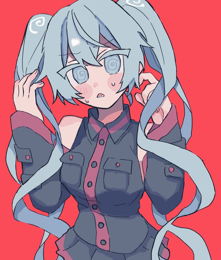 hatsune miku and kasane teto (vocaloid and 1 more) drawn by rtm1016