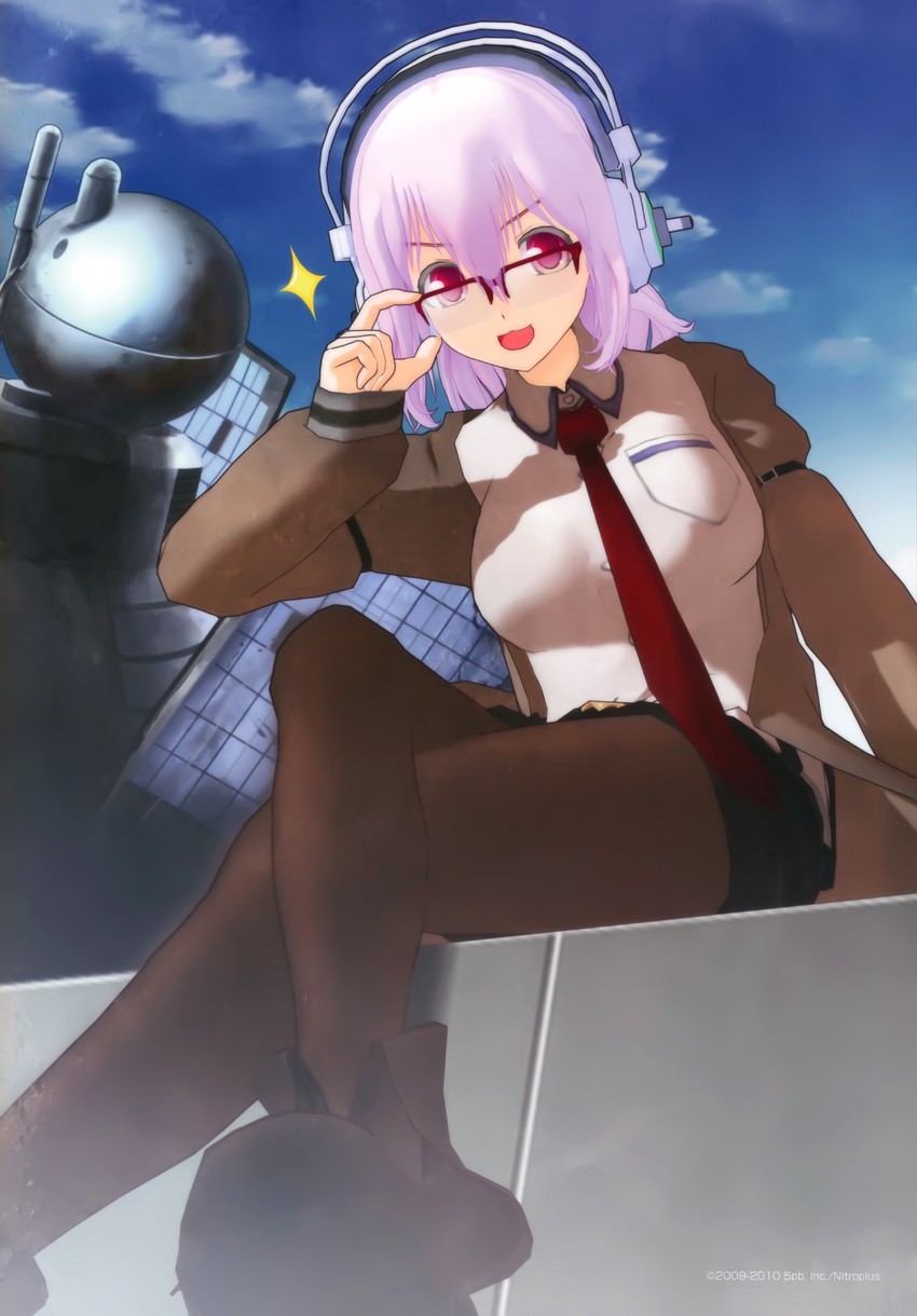 super sonico and makise kurisu (steins;gate and 1 more) drawn by tsuji_santa