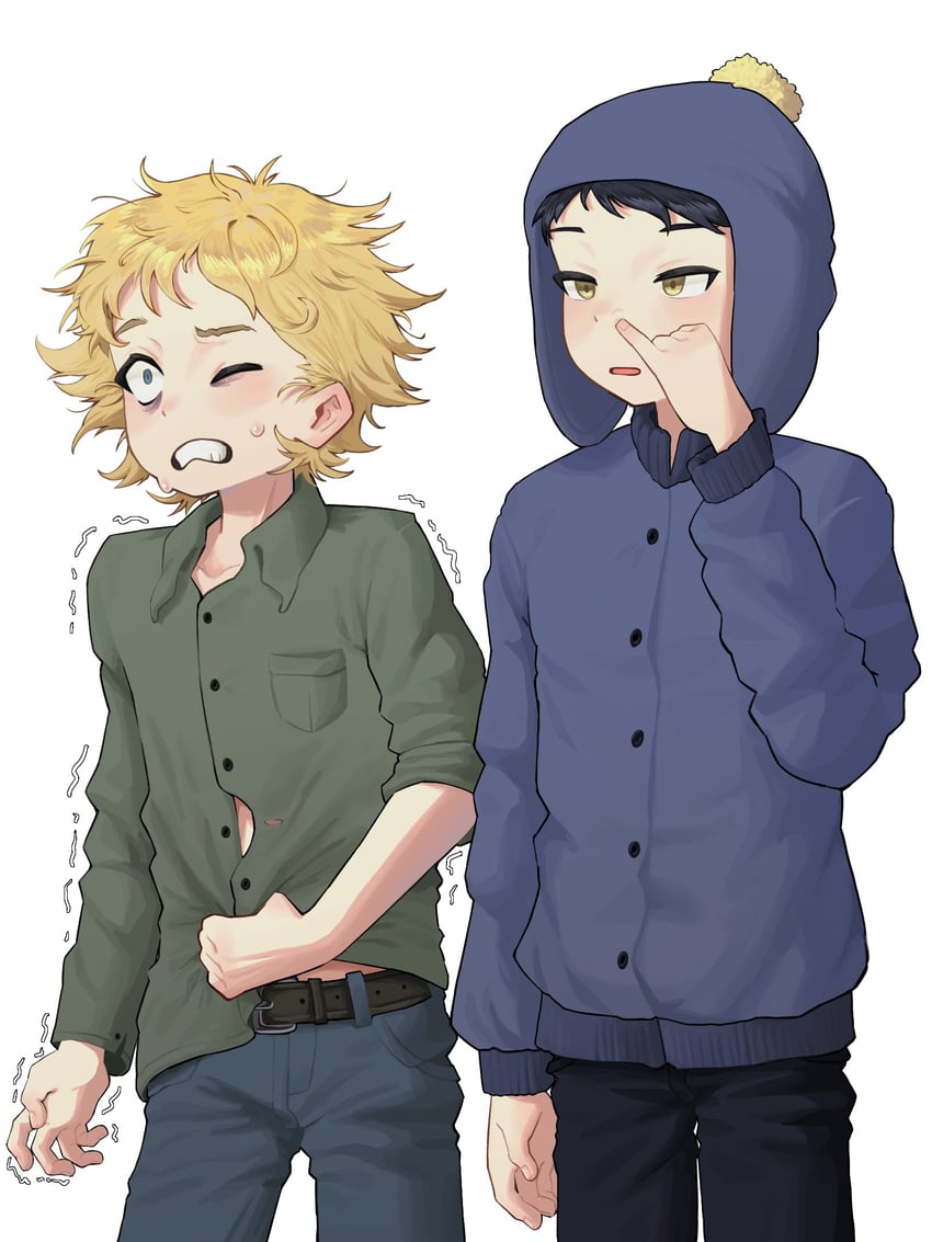 craig tucker and tweek tweak (south park) drawn by amburrge