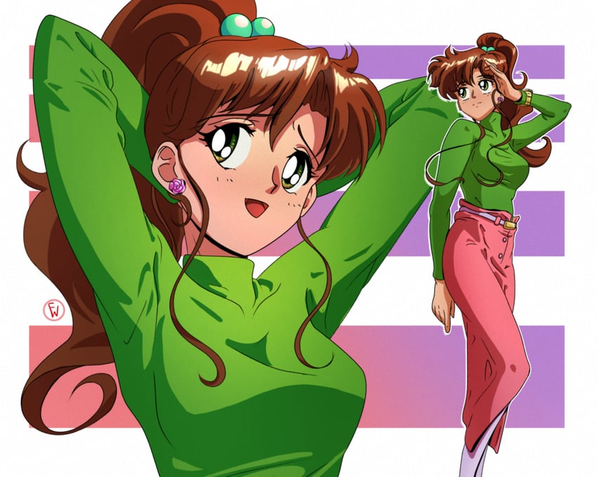kino makoto (bishoujo senshi sailor moon) drawn by fritz_willie
