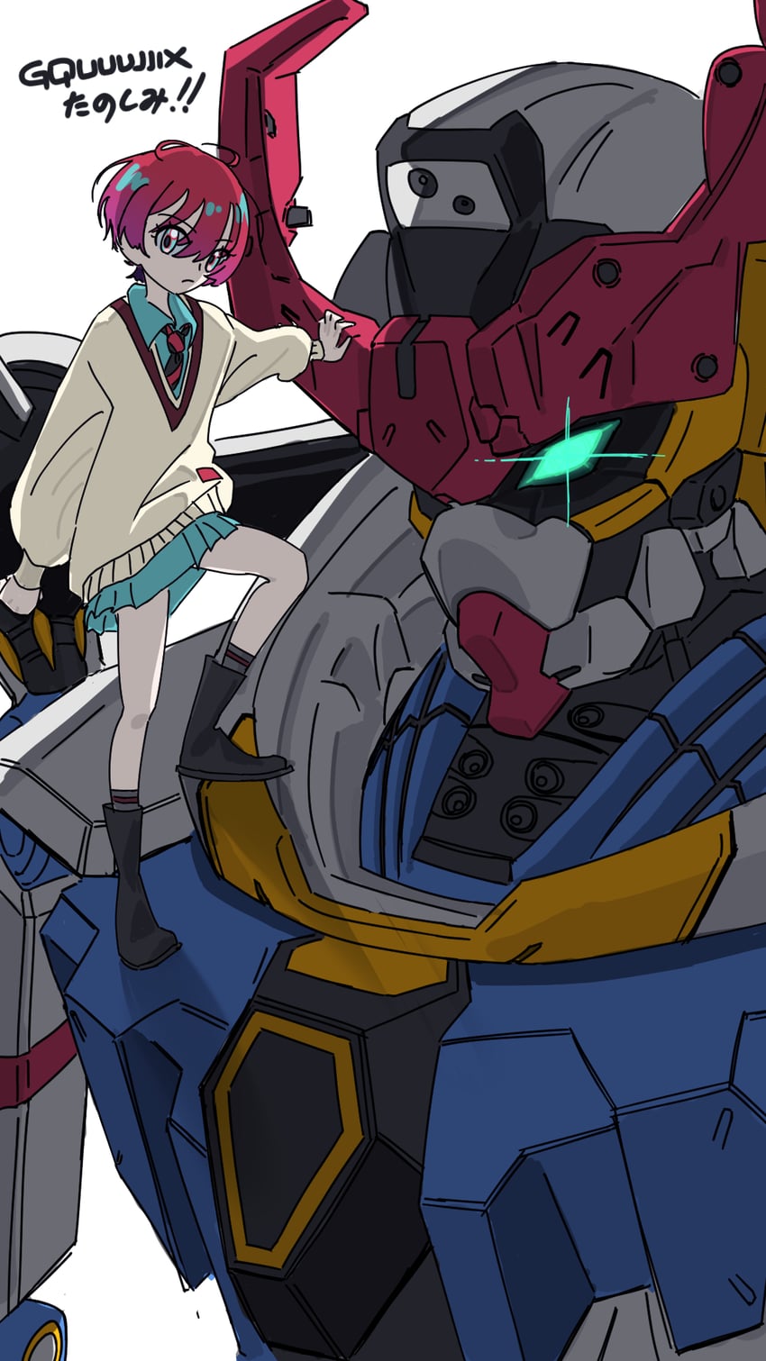 amate yuzuriha and gquuuuuux (gundam and 1 more) drawn by kani_pepsi