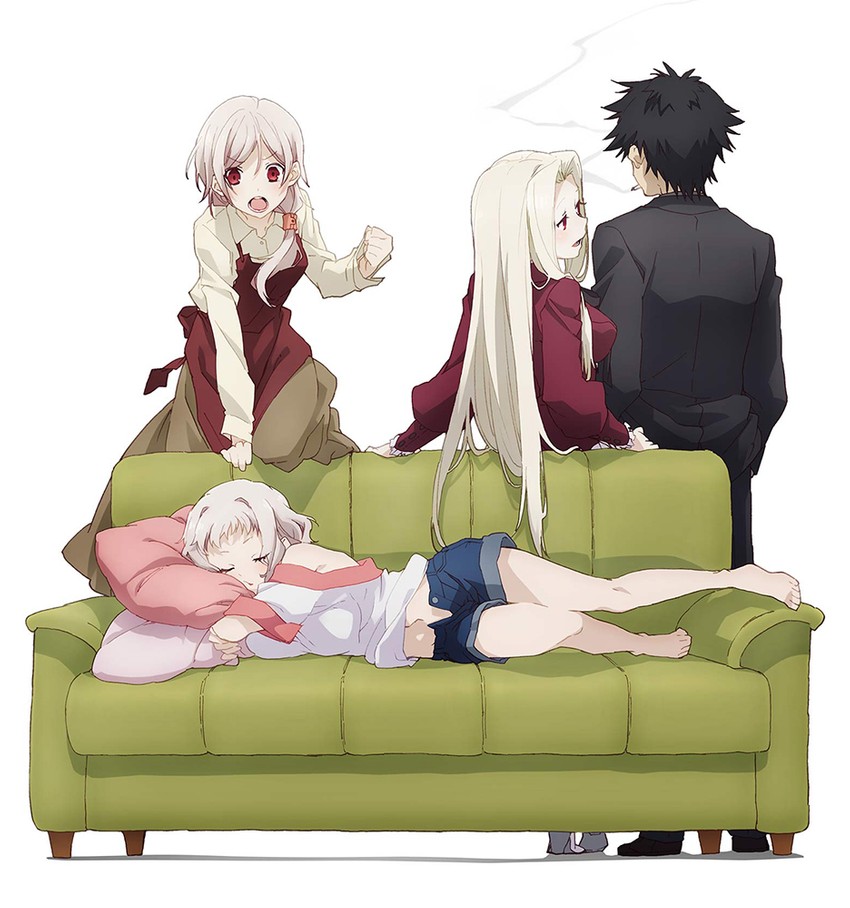 emiya kiritsugu, irisviel von einzbern, leysritt, and sella (fate and 1 more)