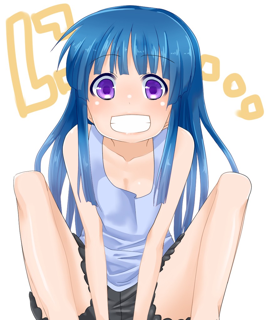 furude rika (higurashi no naku koro ni) drawn by satou_yuu
