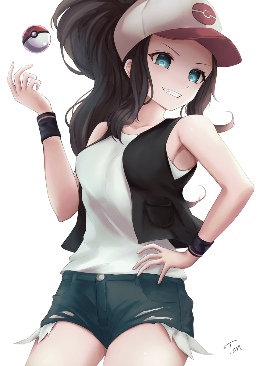 hilda (pokemon and 1 more) drawn by ton_(user_jpmr3338)