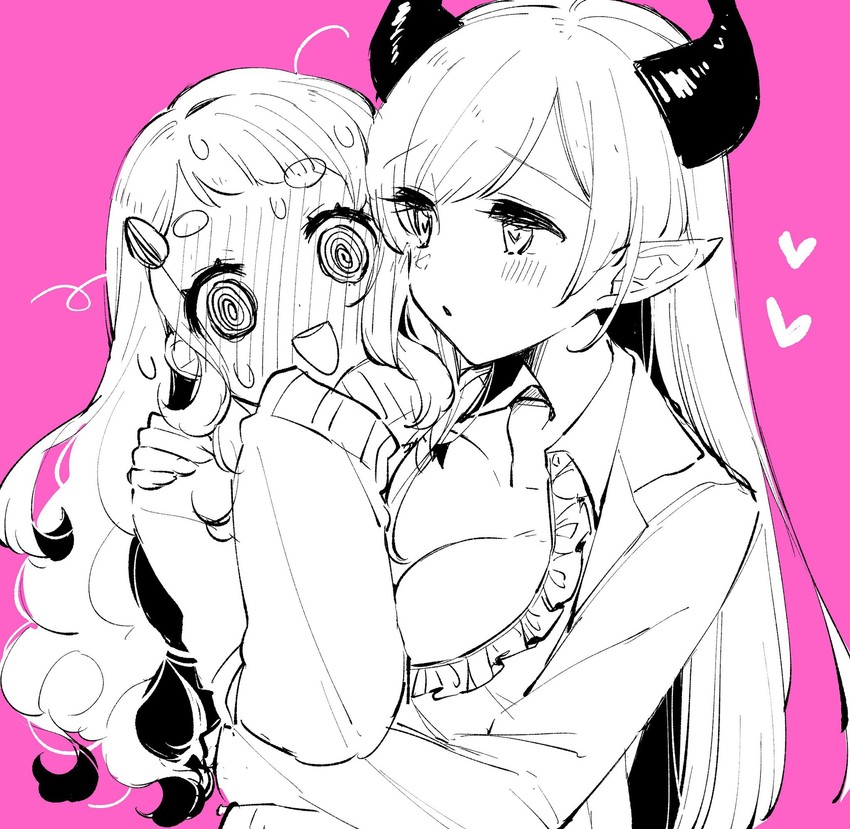 yuzuki choco and machita chima (hololive and 1 more) drawn by kurihara_sakura