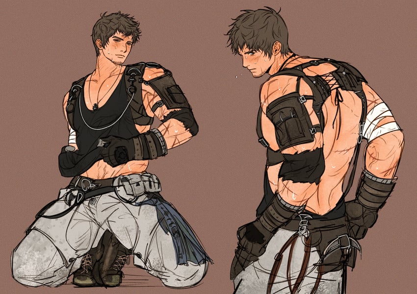 ardbert hylfyst (final fantasy and 1 more) drawn by doong_24