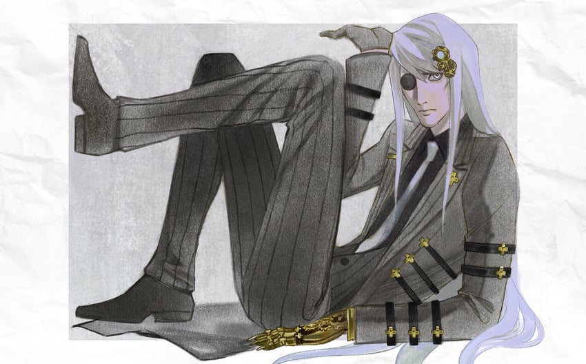 enoch drebber (ace attorney and 2 more) drawn by sio2_(whynotkarma)