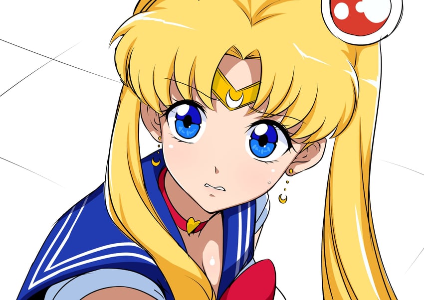 tsukino usagi and sailor moon (bishoujo senshi sailor moon and 1 more) drawn by jabara_tornado