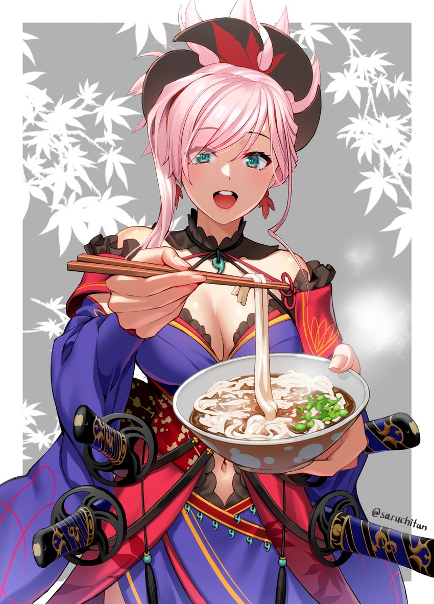 miyamoto musashi (fate and 1 more) drawn by saruchitan
