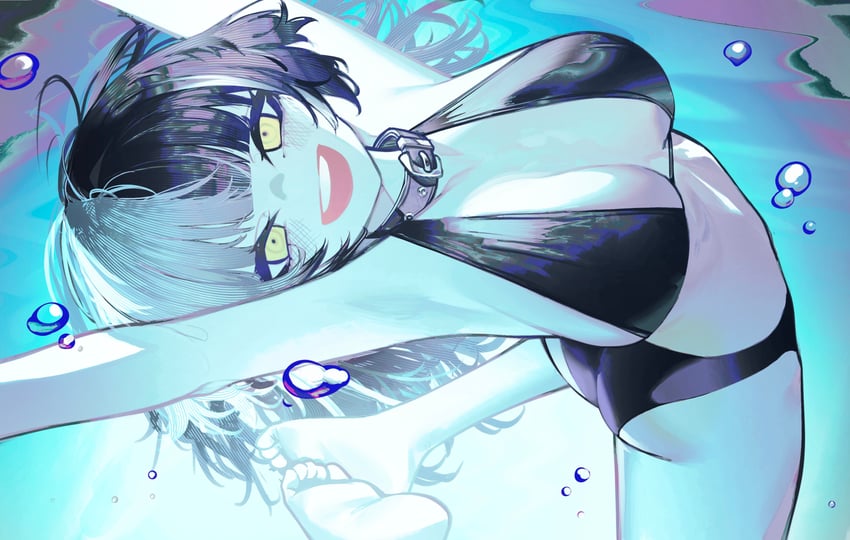 shiori novella (hololive and 1 more) drawn by pungson_mori