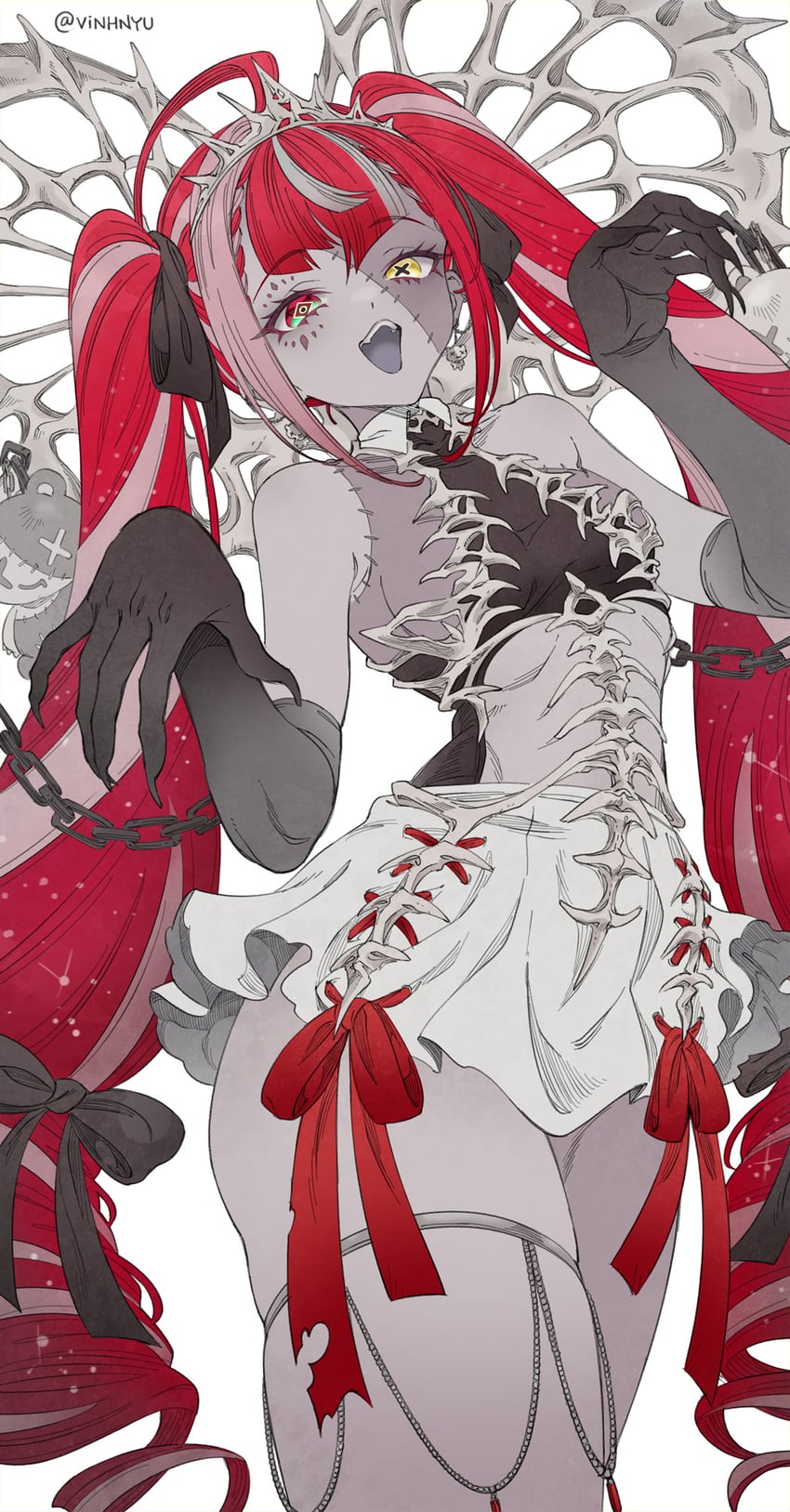 kureiji ollie and udin (hololive and 1 more) drawn by vinhnyu