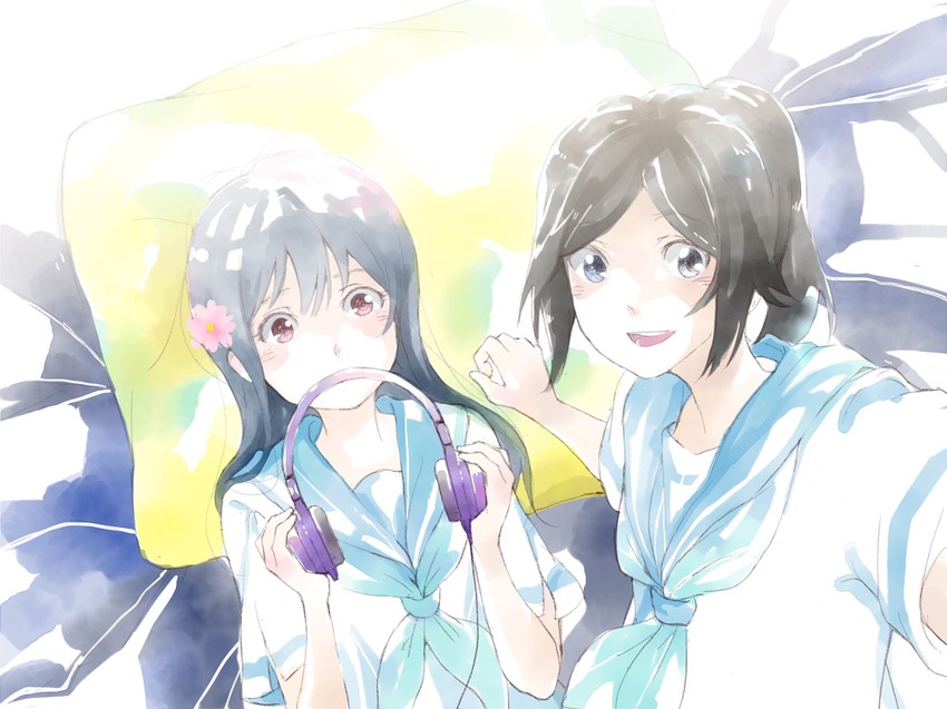 yoroizuka mizore and kasaki nozomi (hibike! euphonium and 1 more) drawn by 10kanaga