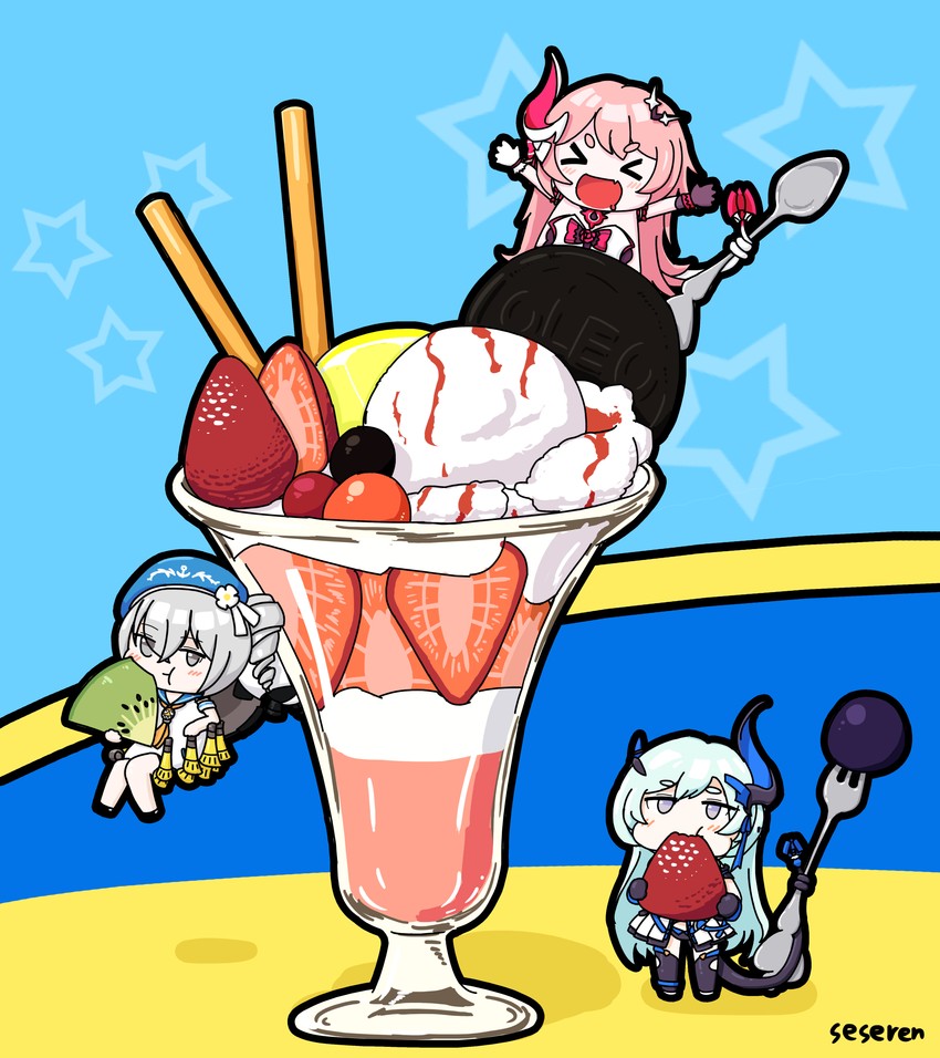bronya zaychik, rozaliya olenyeva, liliya olenyeva, and project bunny (honkai and 1 more) drawn by seseren