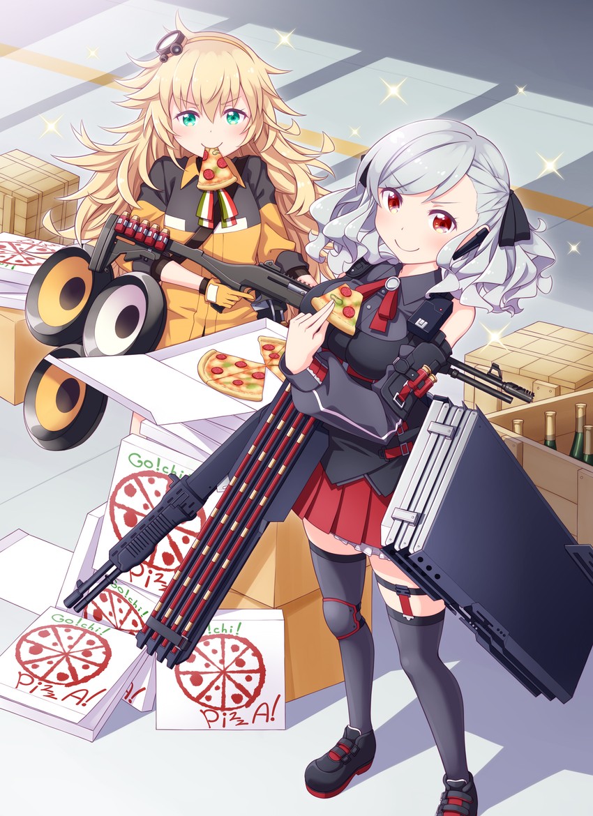 spas-12 and s.a.t.8 (girls' frontline) drawn by harada_(sansei_rain)