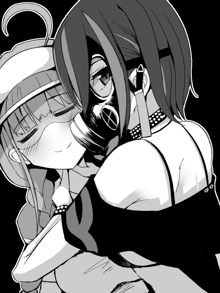 date akari and mikoto fubuki (heaven burns red) drawn by kenpi_(hs-totyu)