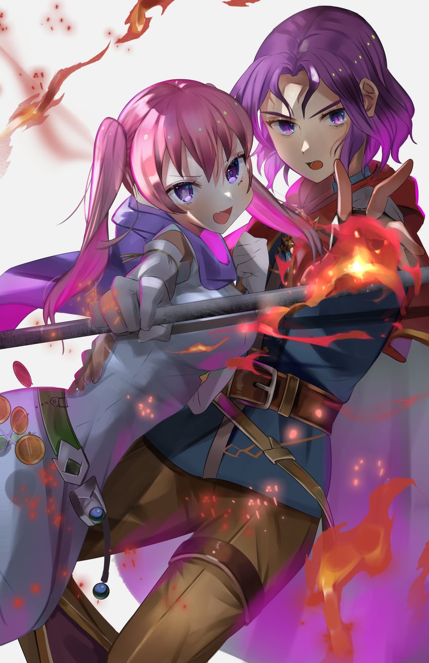serra and erk (fire emblem and 1 more) drawn by chil0107