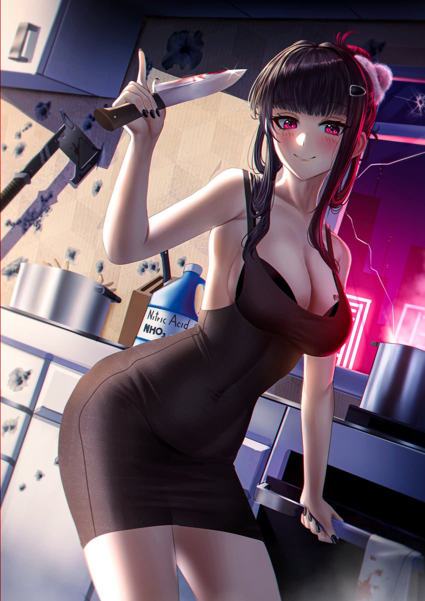 d (goddess of victory: nikke) drawn by manjo_(warito)