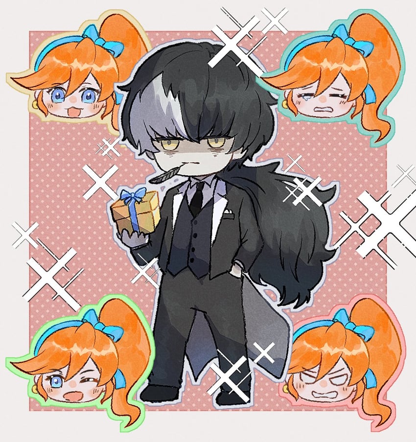 athena cykes and simon blackquill (ace attorney) drawn by nemui61