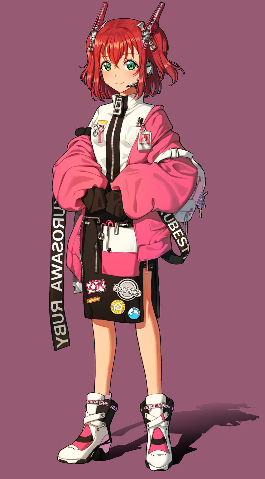 kurosawa ruby (love live! and 1 more) drawn by corsetman