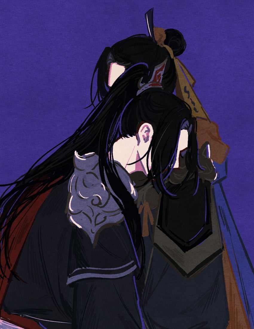 mu qing and feng xin (tianguan cifu) drawn by flclrnldudnj