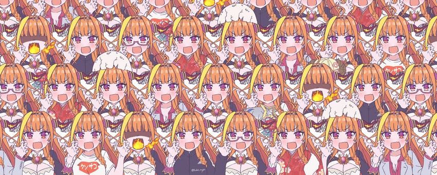 amane kanata, kiryu coco, tsunomaki watame, and kiryu kazuma (hololive and 1 more) drawn by kukie-nyan
