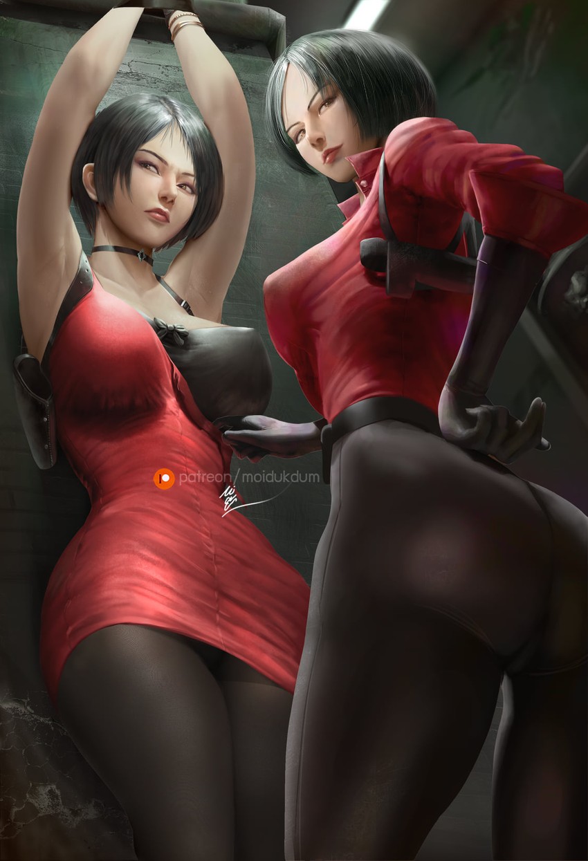 ada wong (resident evil and 2 more) drawn by moi'dukdum