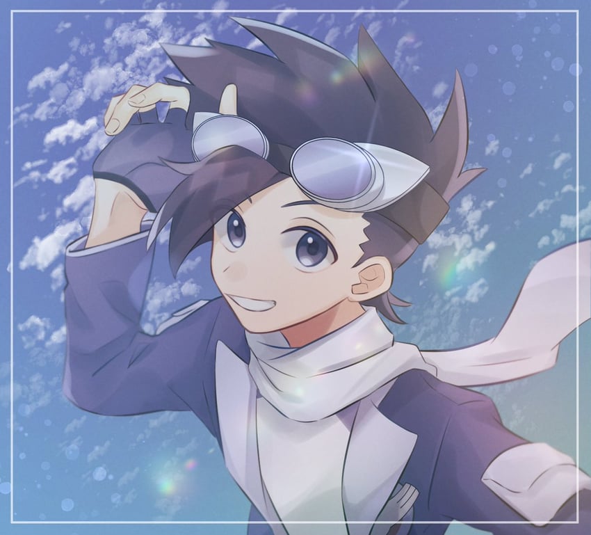 ethan (pokemon and 1 more) drawn by sioinari_03