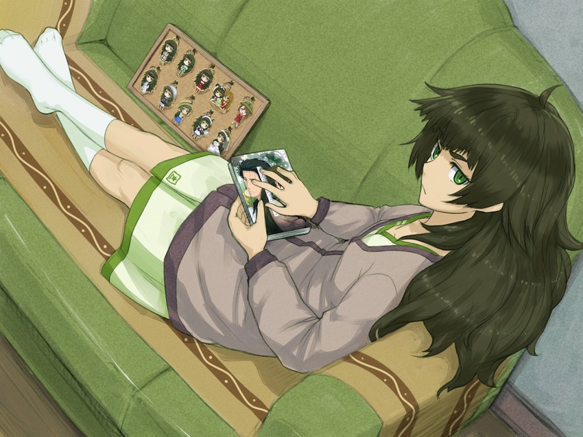 okabe rintarou, kiryuu moeka, hiyajou maho, and tennouji nae (steins;gate and 1 more) drawn by menomorute
