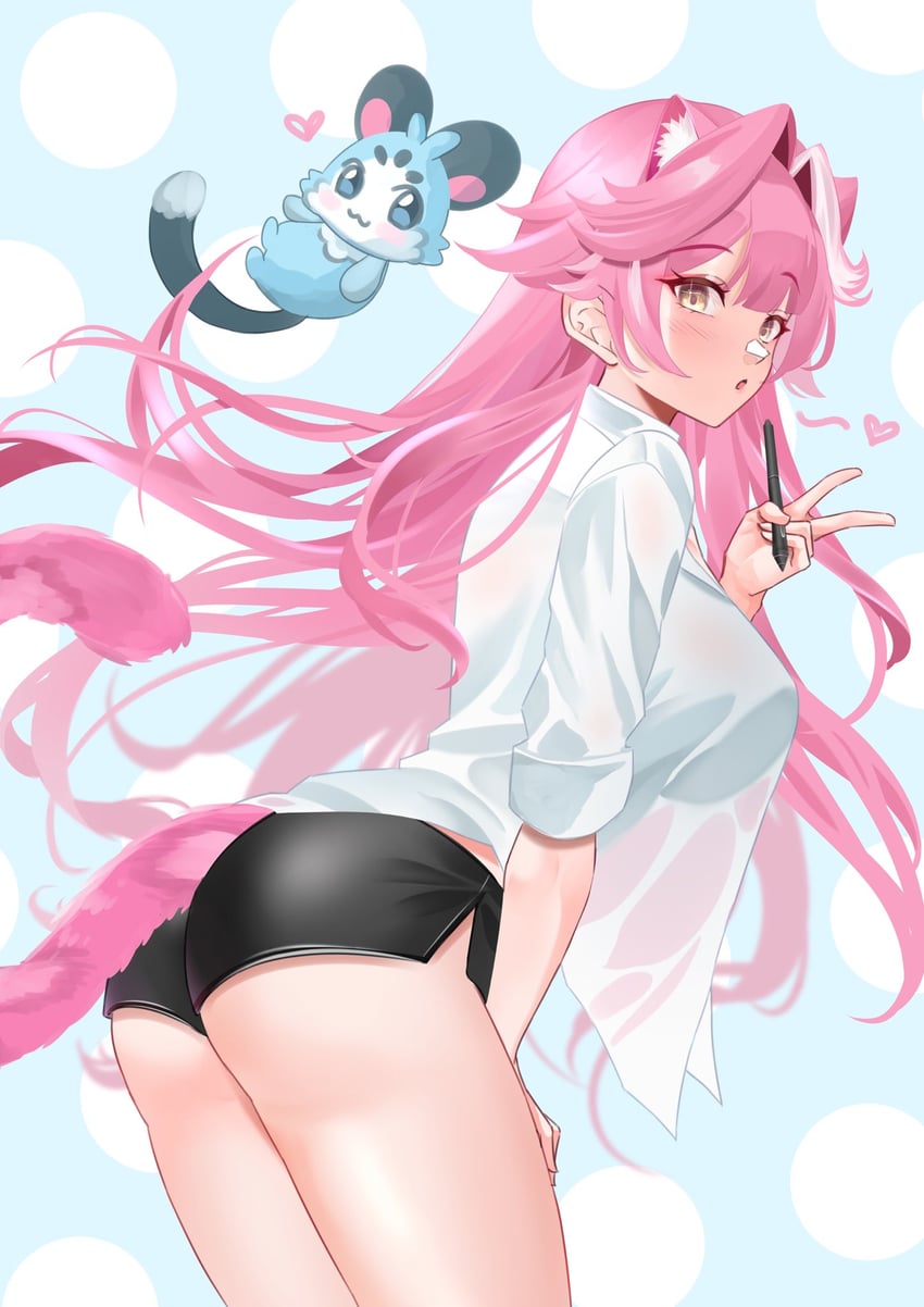 raora panthera and chattino (hololive and 1 more) drawn by meisaki