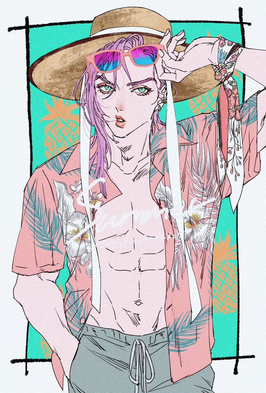 melone (jojo no kimyou na bouken and 1 more) drawn by hagiko15