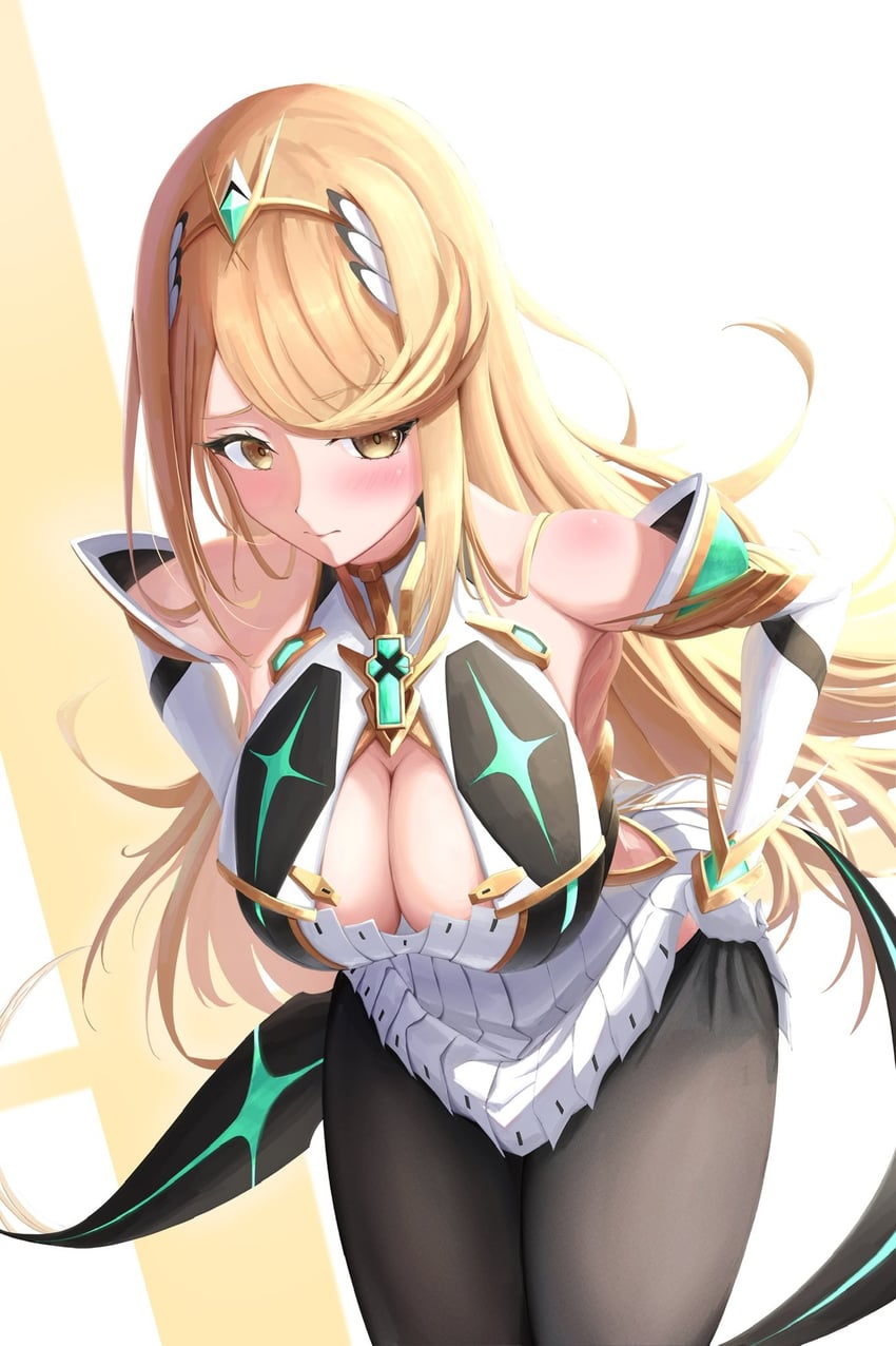 mythra (xenoblade chronicles and 1 more) drawn by okazu2010015