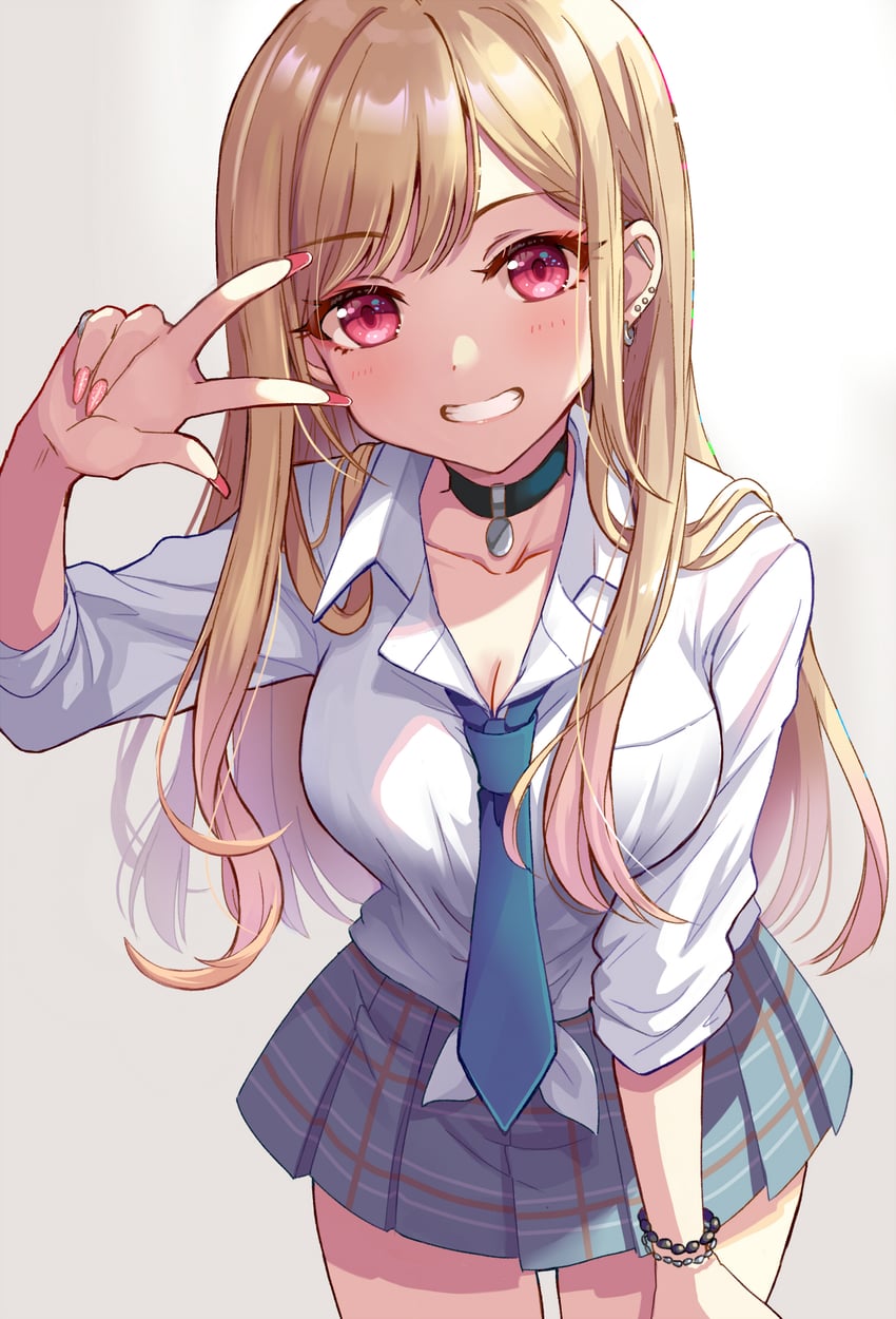 kitagawa marin (sono bisque doll wa koi wo suru) drawn by emyuu_(5renjar)