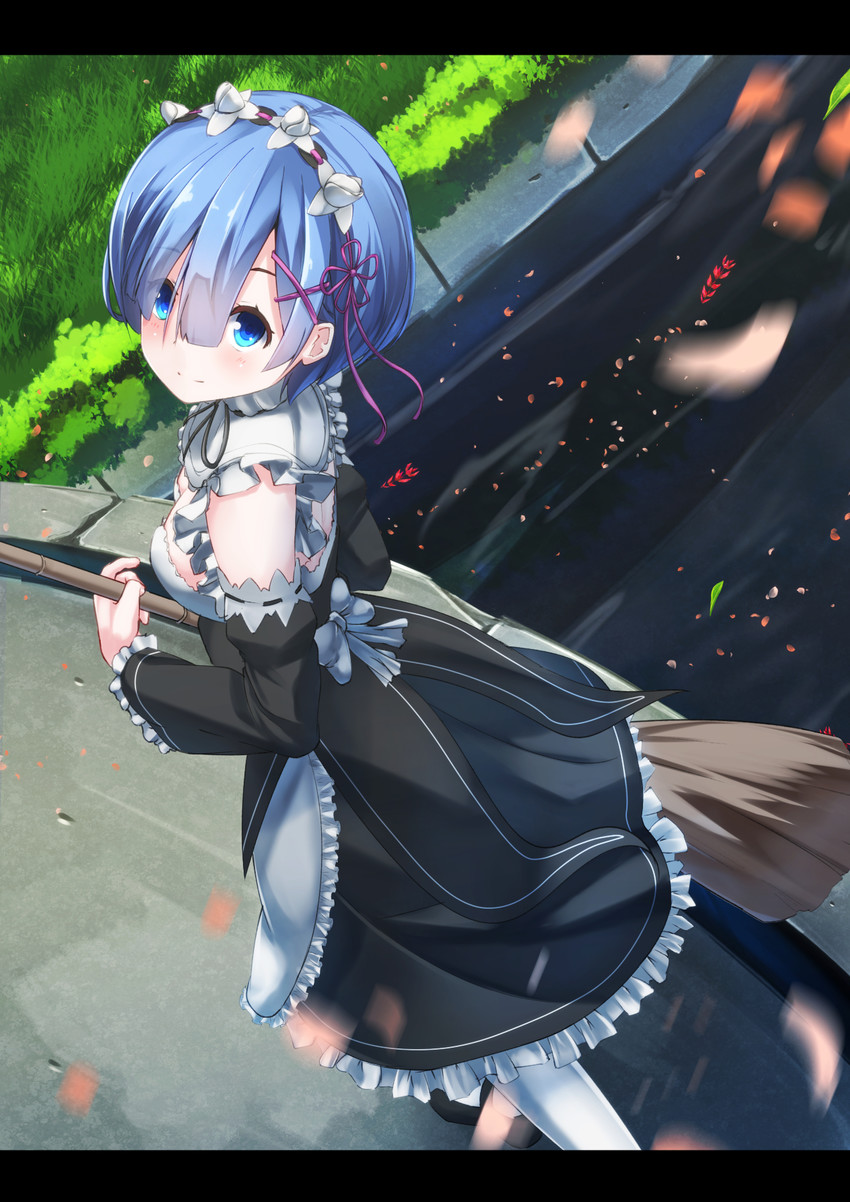 rem (re:zero kara hajimeru isekai seikatsu) drawn by chinomaron