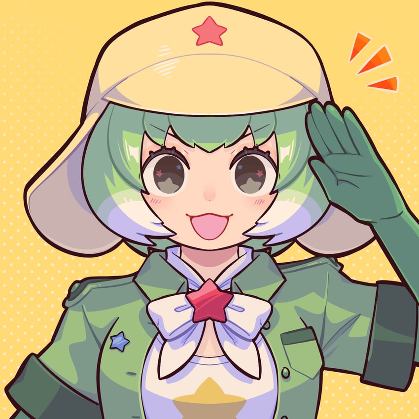keroro (kemono friends and 2 more) drawn by an-chan_(ananna0315)