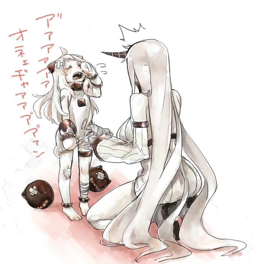 northern ocean princess and seaport princess (kantai collection) drawn by shuu-0208
