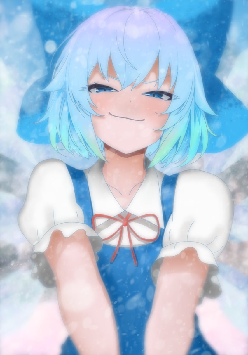 cirno (touhou) drawn by kurko1234
