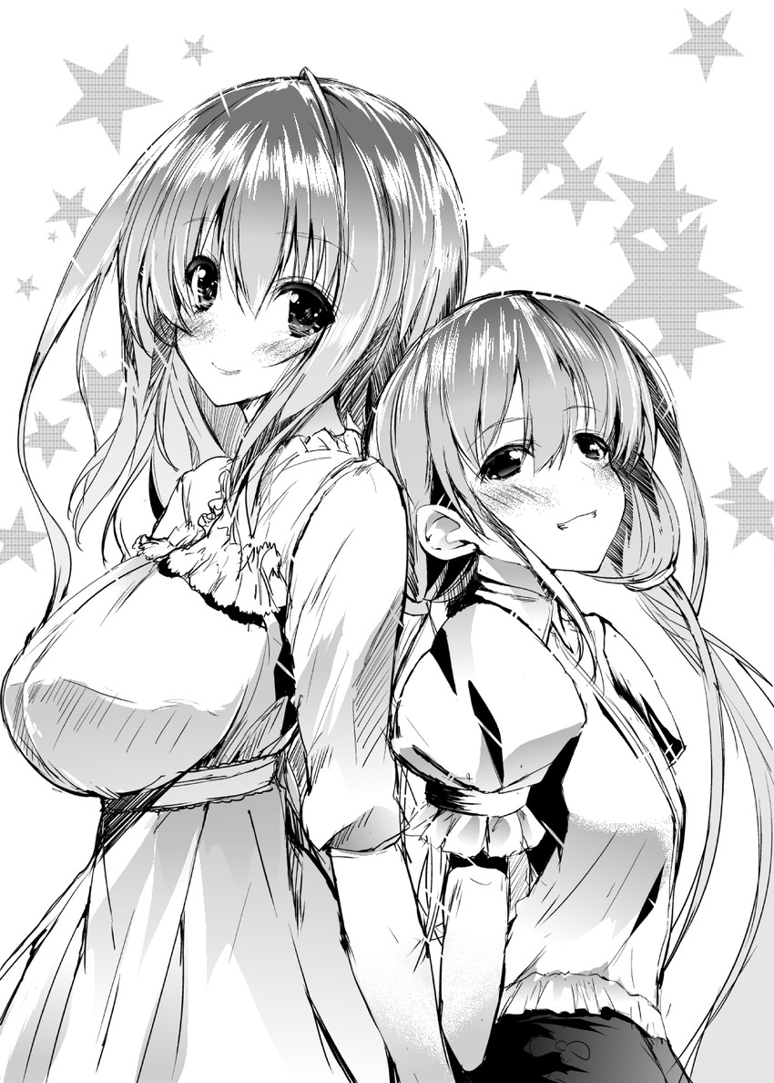 futaba anzu and saionji kotoka (idolmaster and 1 more) drawn by noto_kurumi
