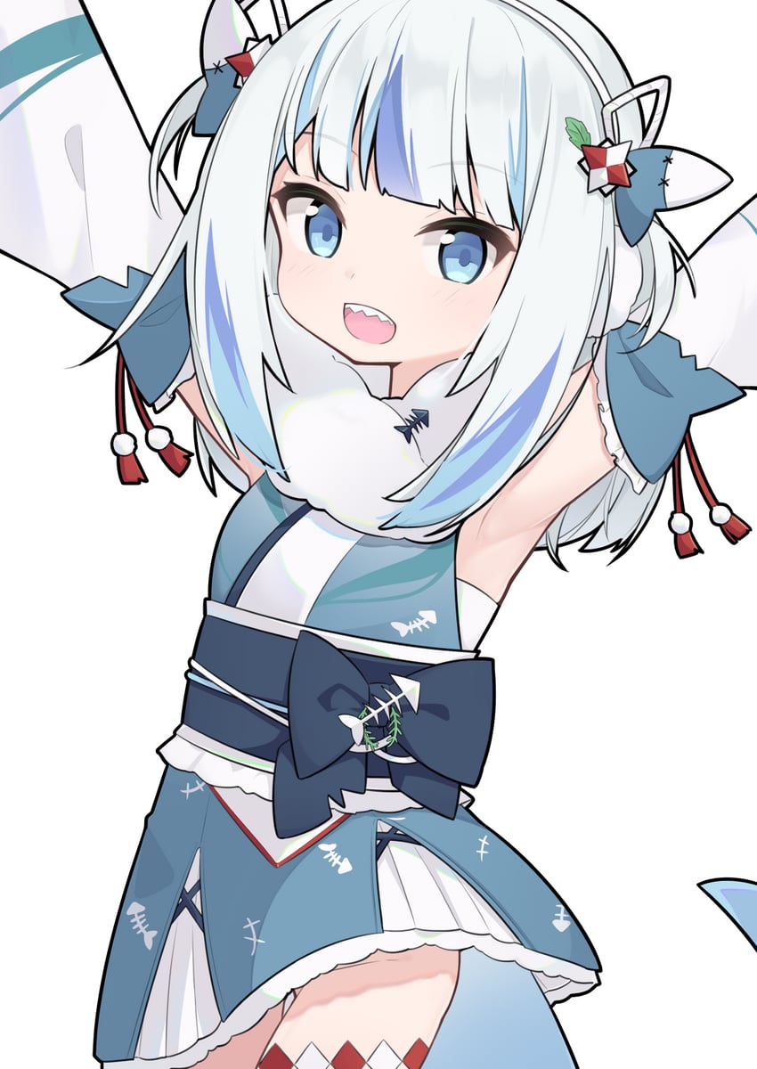 gawr gura (hololive and 1 more) drawn by cp2980606